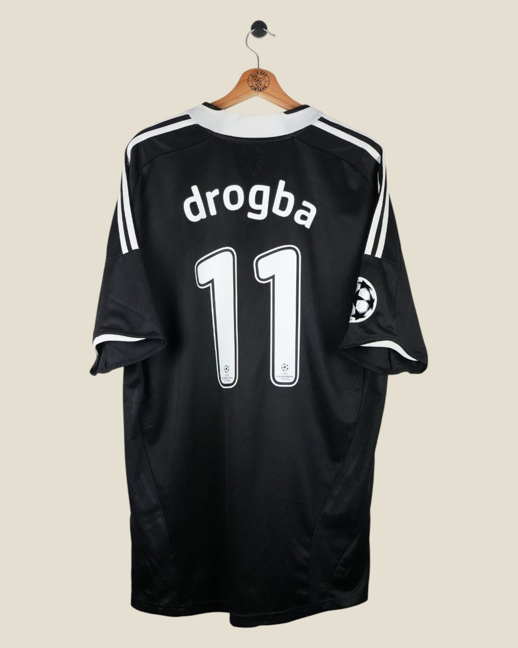 CHELSEA 2008/09 DROGBA AWAY UCL SHIRT (XL) ADIDAS