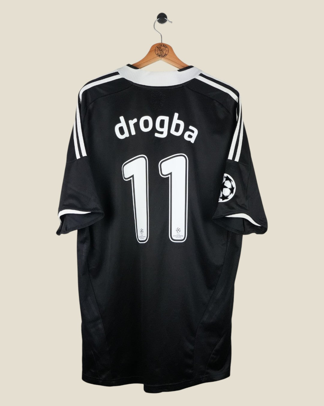 CHELSEA 2008/09 DROGBA AWAY UCL SHIRT (XL) ADIDAS