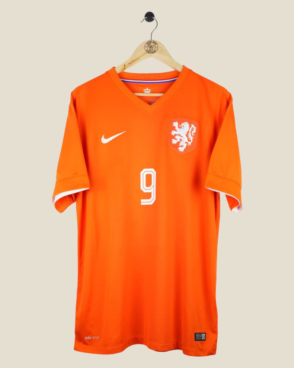 NETHERLANDS 2014 VAN PERSIE HOME SHIRT (L) NIKE