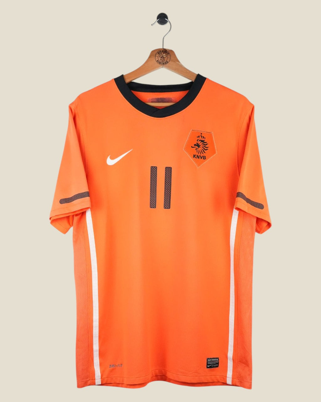 NETHERLANDS 2010 ROBBEN HOME SHIRT (L) NIKE