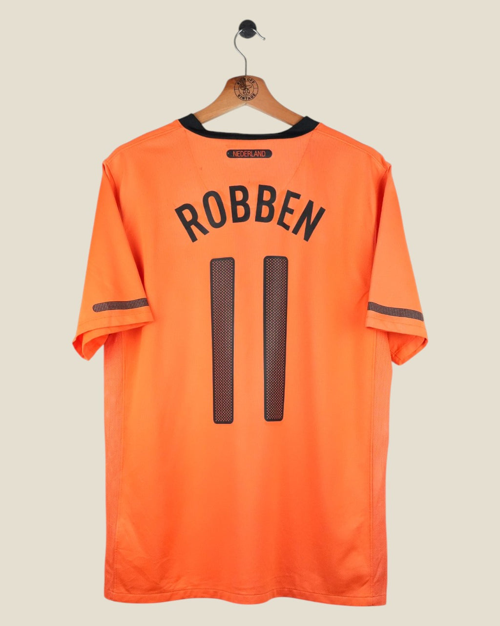 NETHERLANDS 2010 ROBBEN HOME SHIRT (L) NIKE