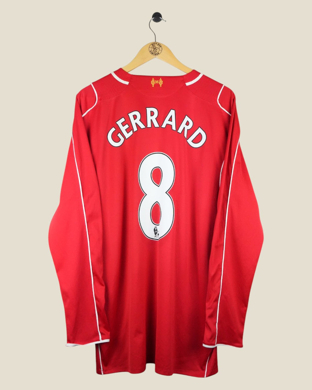 LIVERPOOL 2014/15 GERRARD HOME L/S SHIRT (XXL) WARRIOR