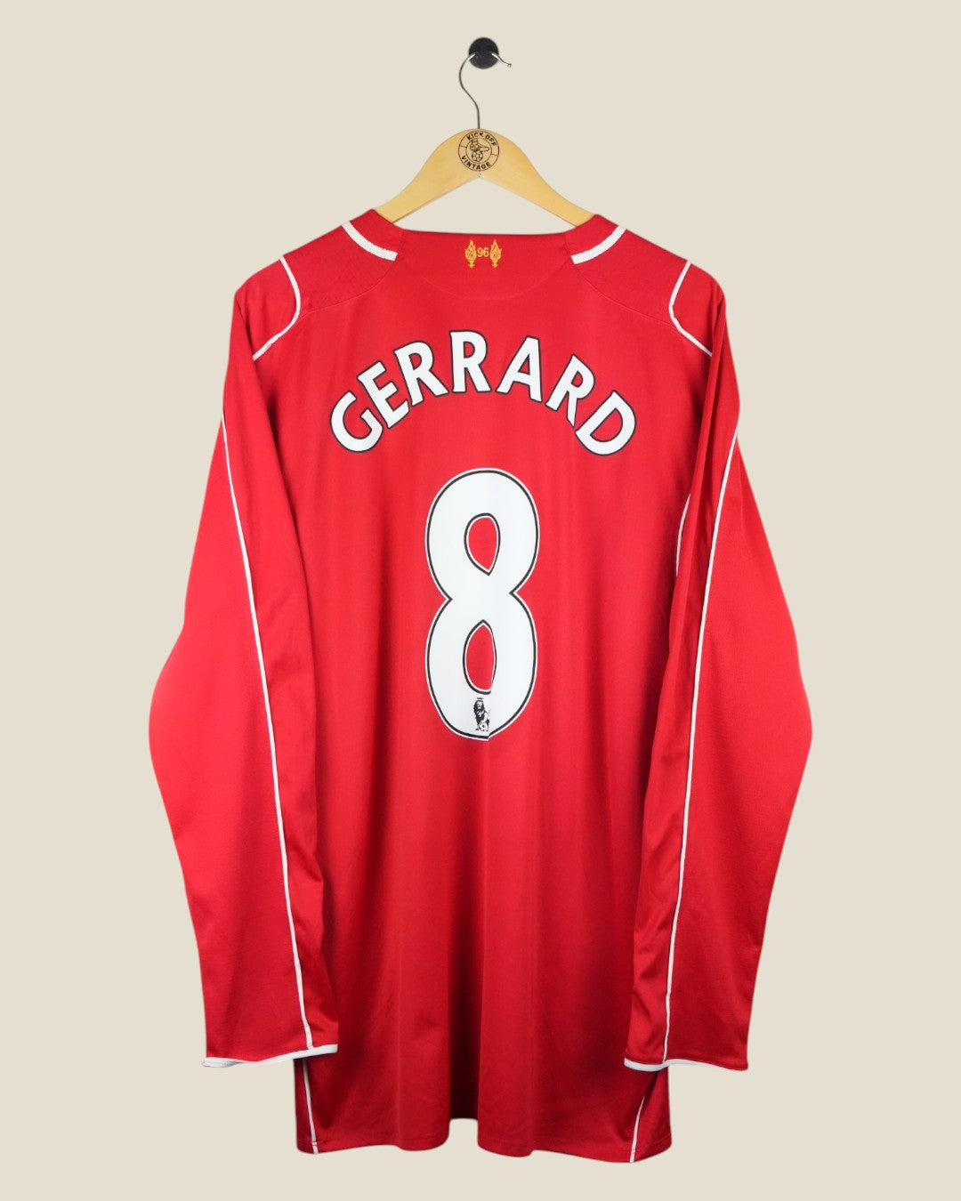 LIVERPOOL 2014/15 GERRARD HOME L/S SHIRT (XXL) WARRIOR