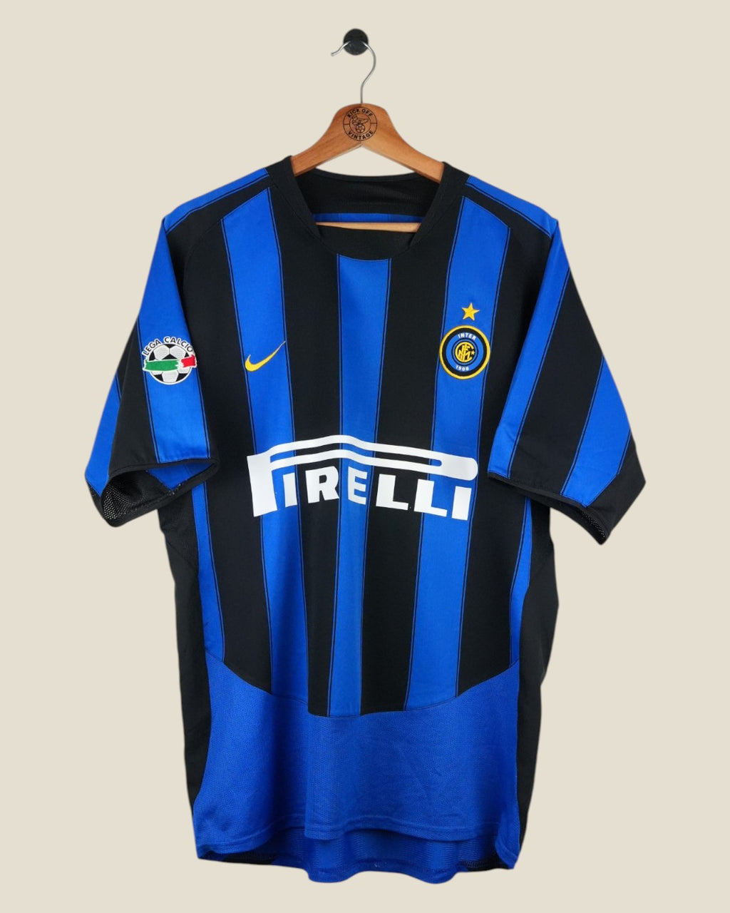 INTER MILAN 2003/04 ADRIANO HOME SHIRT (M) NIKE