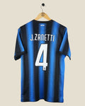 INTER MILAN 2010/11 ZANETTI HOME SHIRT (M) NIKE