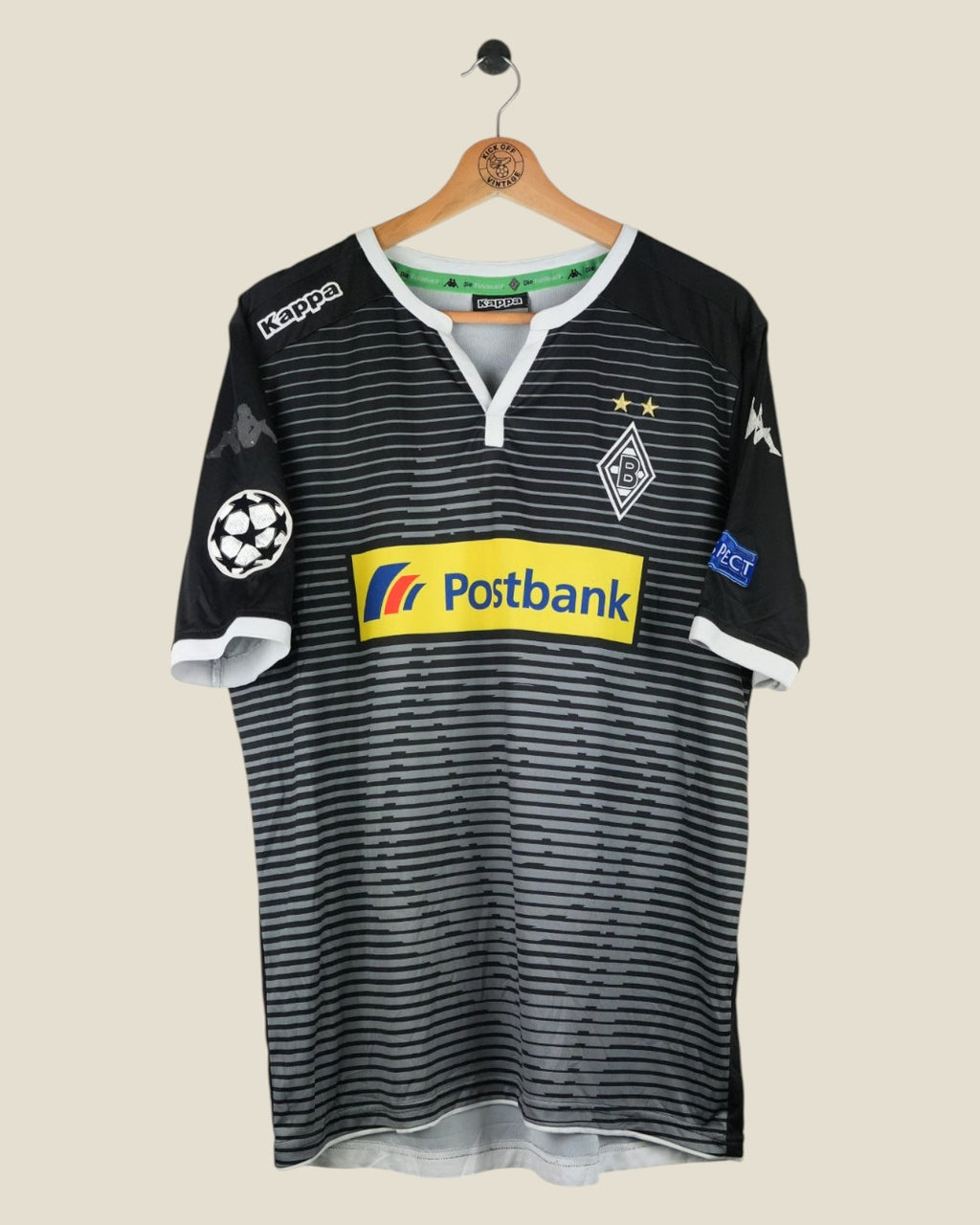 BORUSSIA MONCHENGLADBACH 2015/16 HAZARD AWAY SHIRT (L) KAPPA