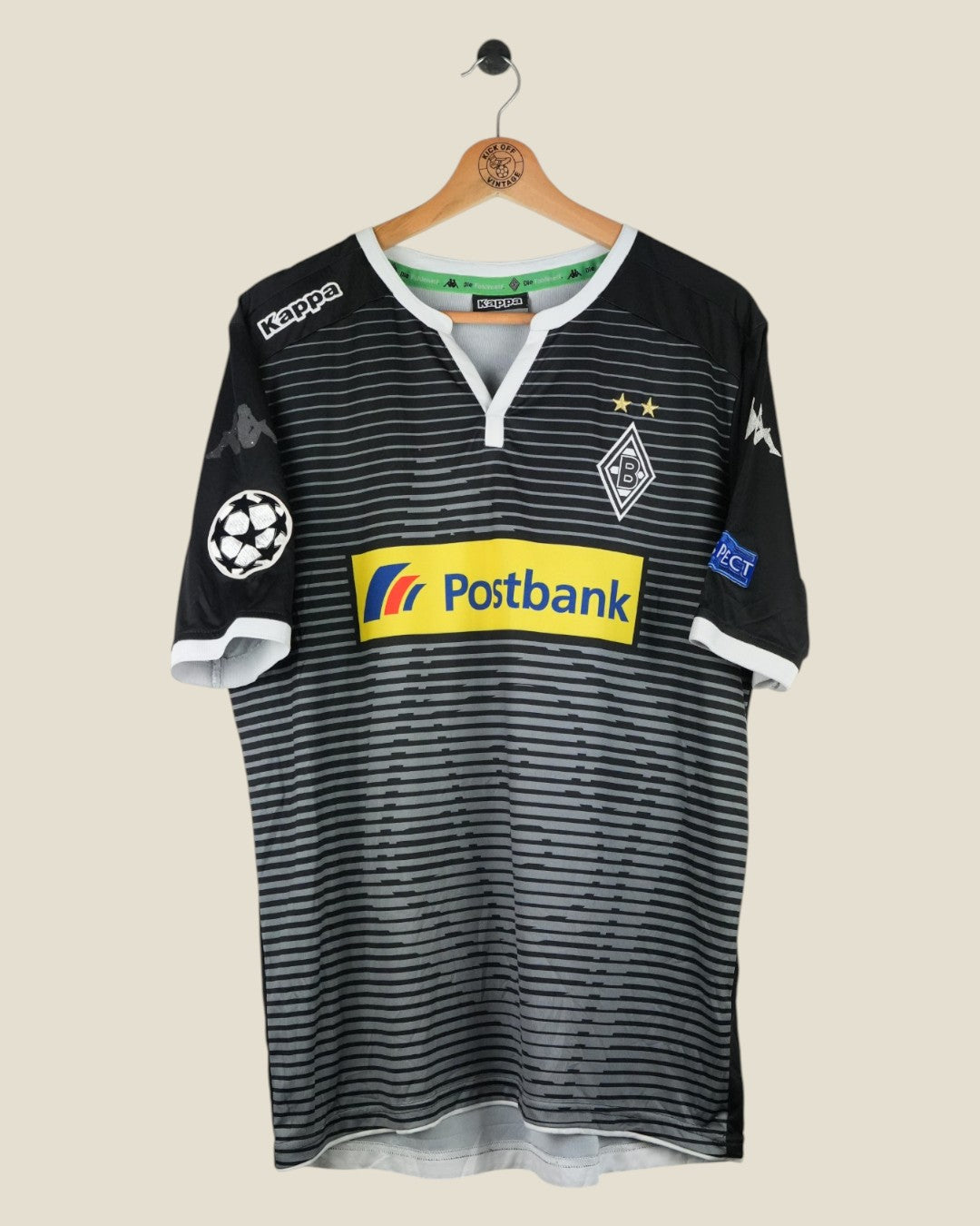 BORUSSIA MONCHENGLADBACH 2015/16 HAZARD AWAY SHIRT (L) KAPPA
