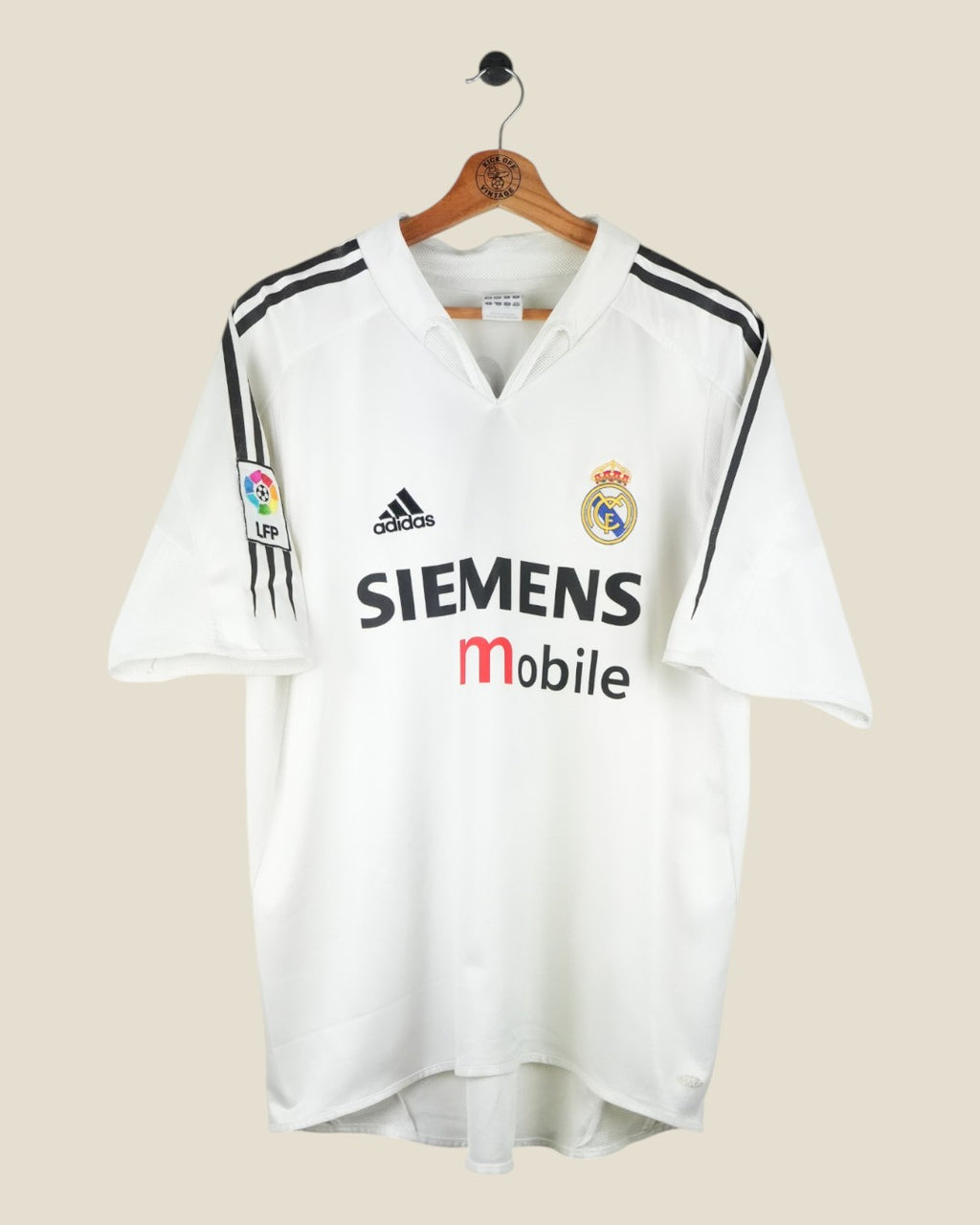 REAL MADRID 2004/05 ZIDANE HOME SHIRT (L) ADIDAS