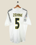 REAL MADRID 2004/05 ZIDANE HOME SHIRT (L) ADIDAS