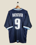 ARGENTINA 1999/01 BATISTUTA AWAY SHIRT (L) REEBOK