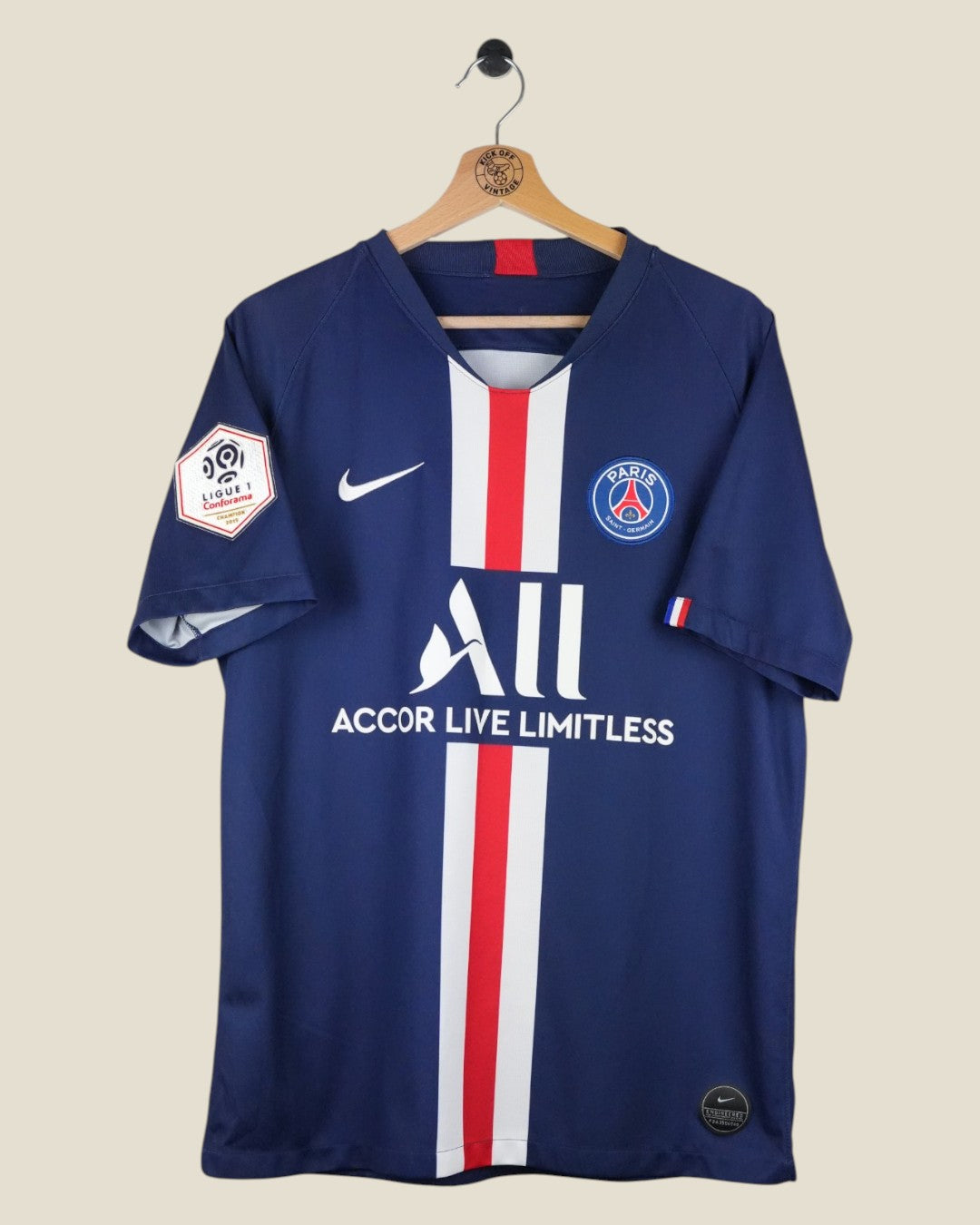 PARIS SAINT-GERMAIN 2019/20 NEYMAR HOME SHIRT (L) NIKE