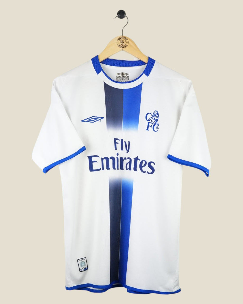 CHELSEA 2003/04 ROBBEN AWAY SHIRT (M) UMBRO