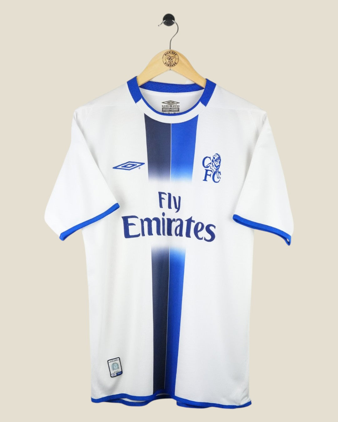 CHELSEA 2003/04 ROBBEN AWAY SHIRT (M) UMBRO