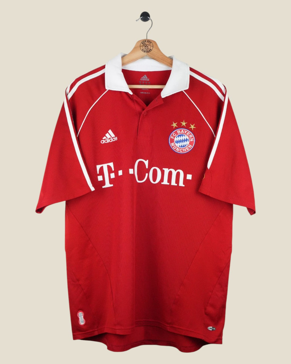 BAYERN MUNICH 2006/07 SCHWEINSTEIGER HOME SHIRT (L) ADIDAS