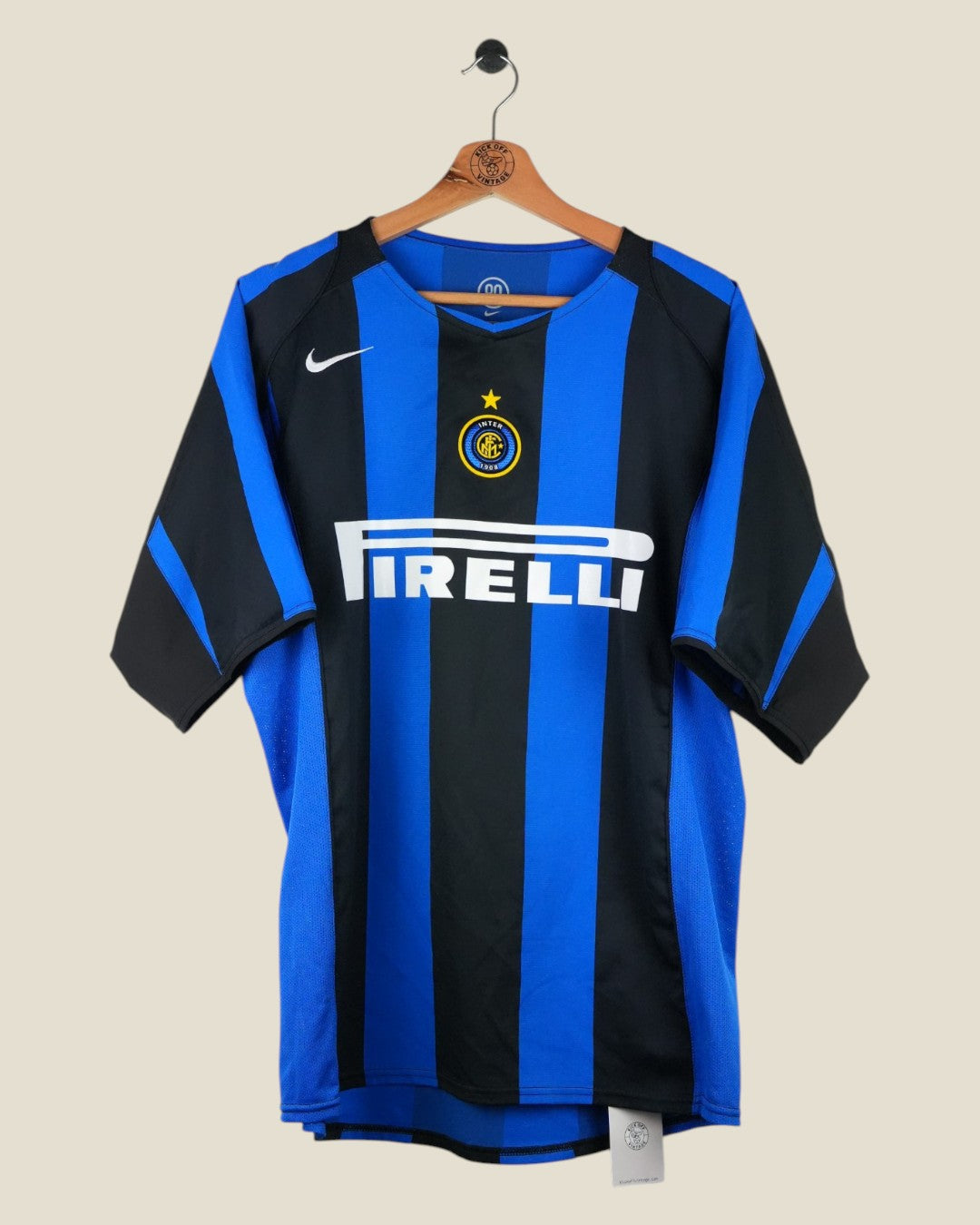 INTER MILAN 2005/06 ADRIANO HOME SHIRT (L) NIKE