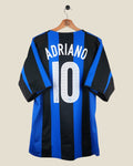 INTER MILAN 2005/06 ADRIANO HOME SHIRT (L) NIKE
