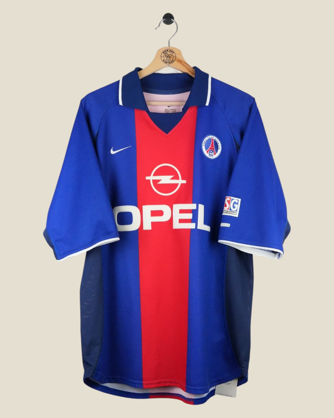 PARIS SAINT-GERMAIN 2000/01 HOME SHIRT (L) NIKE