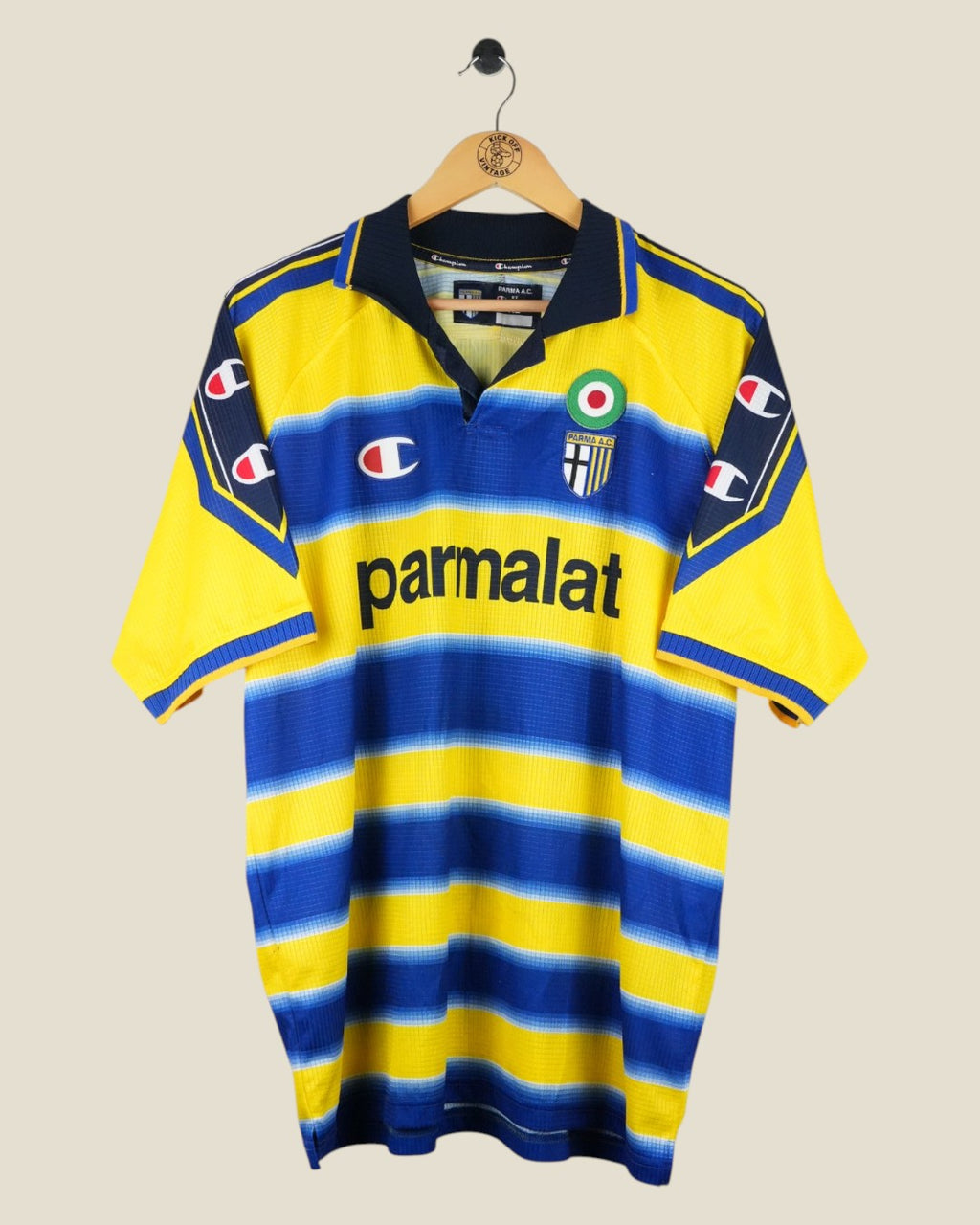 PARMA 1999/00 CRESPO HOME SHIRT (XL) CHAMPION