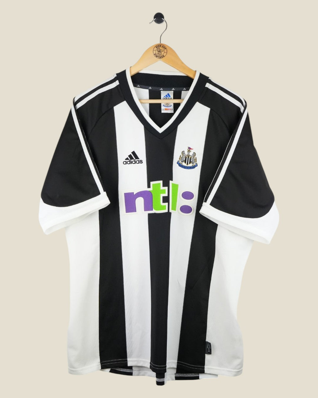 NEWCASTLE UNITED 2001/03 SHEARER HOME SHIRT (XL) ADIDAS