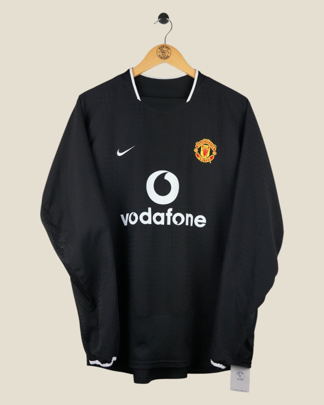 MANCHESTER UNITED 2003/05 RONALDO AWAY L/S SHIRT (L) NIKE