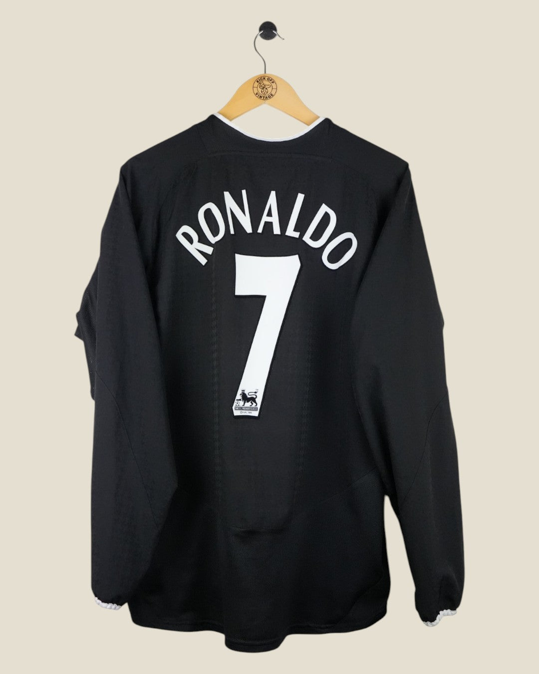 MANCHESTER UNITED 2003/05 RONALDO AWAY L/S SHIRT (L) NIKE