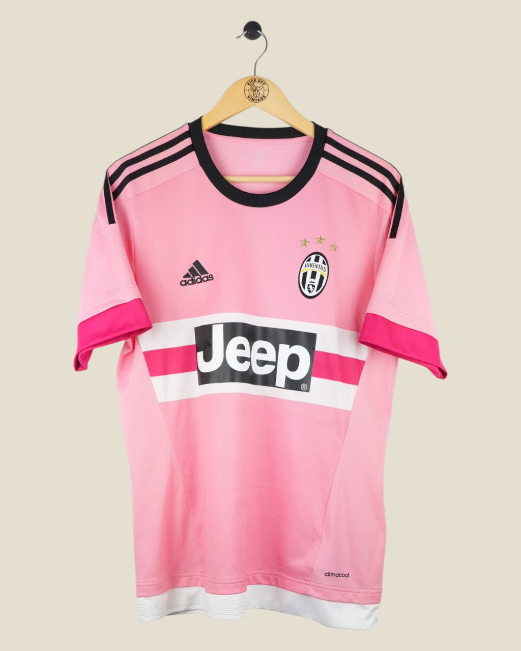 JUVENTUS 2015/16 AWAY SHIRT (M) ADIDAS