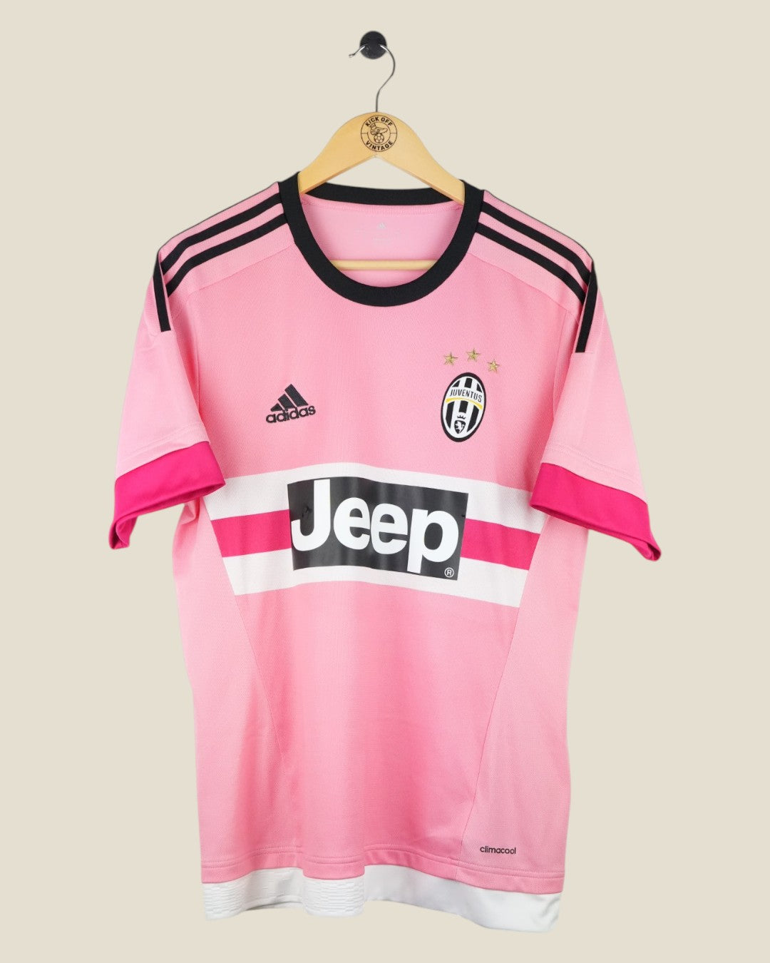 JUVENTUS 2015/16 AWAY SHIRT (M) ADIDAS