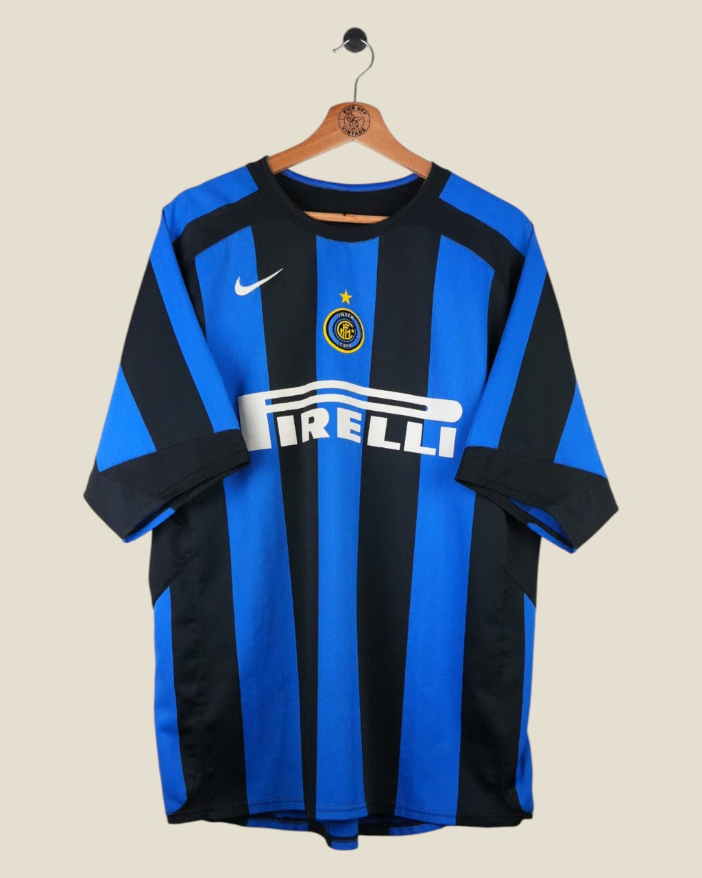 INTER MILAN 2004/05 ADRIANO HOME SHIRT (L) NIKE