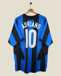 INTER MILAN 2004/05 ADRIANO HOME SHIRT (L) NIKE