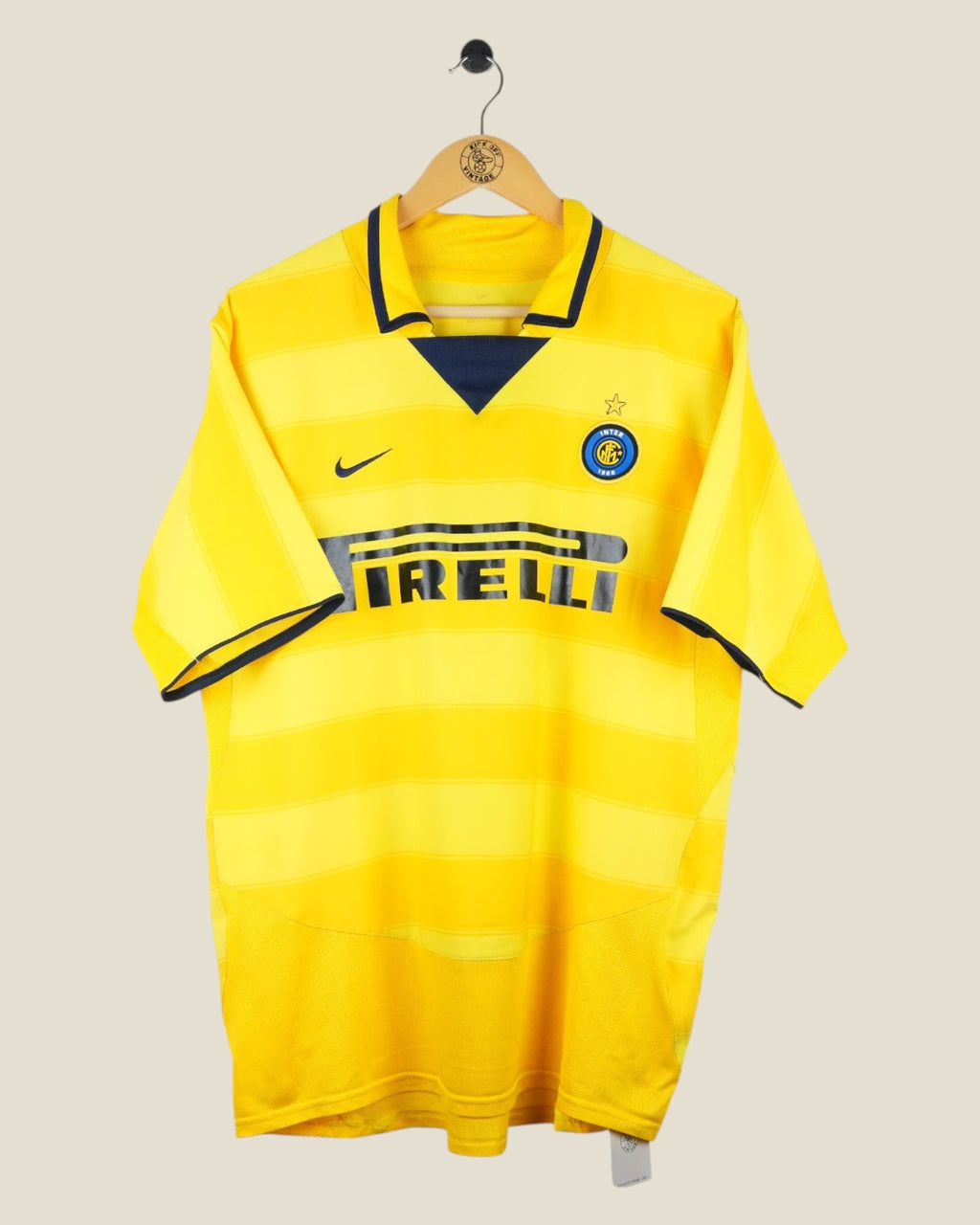 INTER MILAN 2003/04 ZANETTI AWAY SHIRT (XL) NIKE
