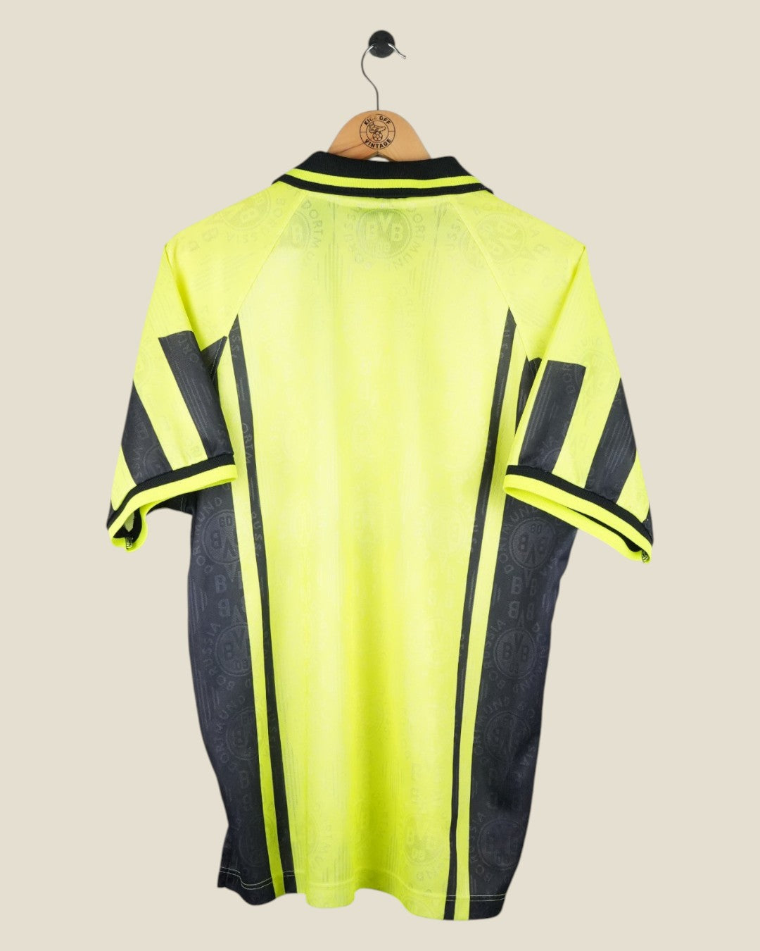 BORUSSIA DORTMUND 1996/97 HOME SHIRT (L) NIKE