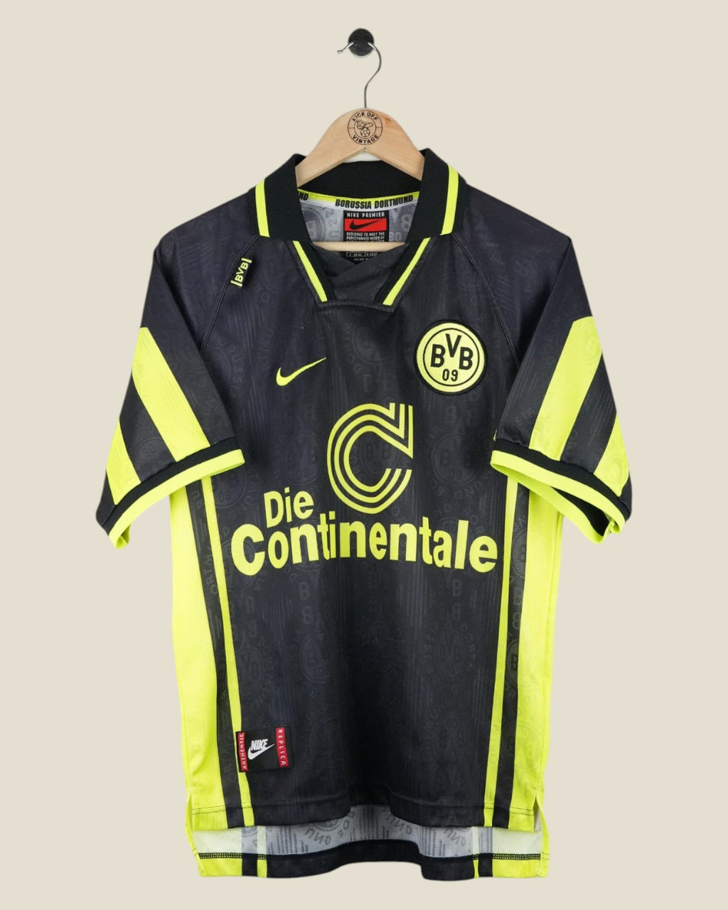 BORUSSIA DORTMUND 1996/97 AWAY SHIRT (M) NIKE