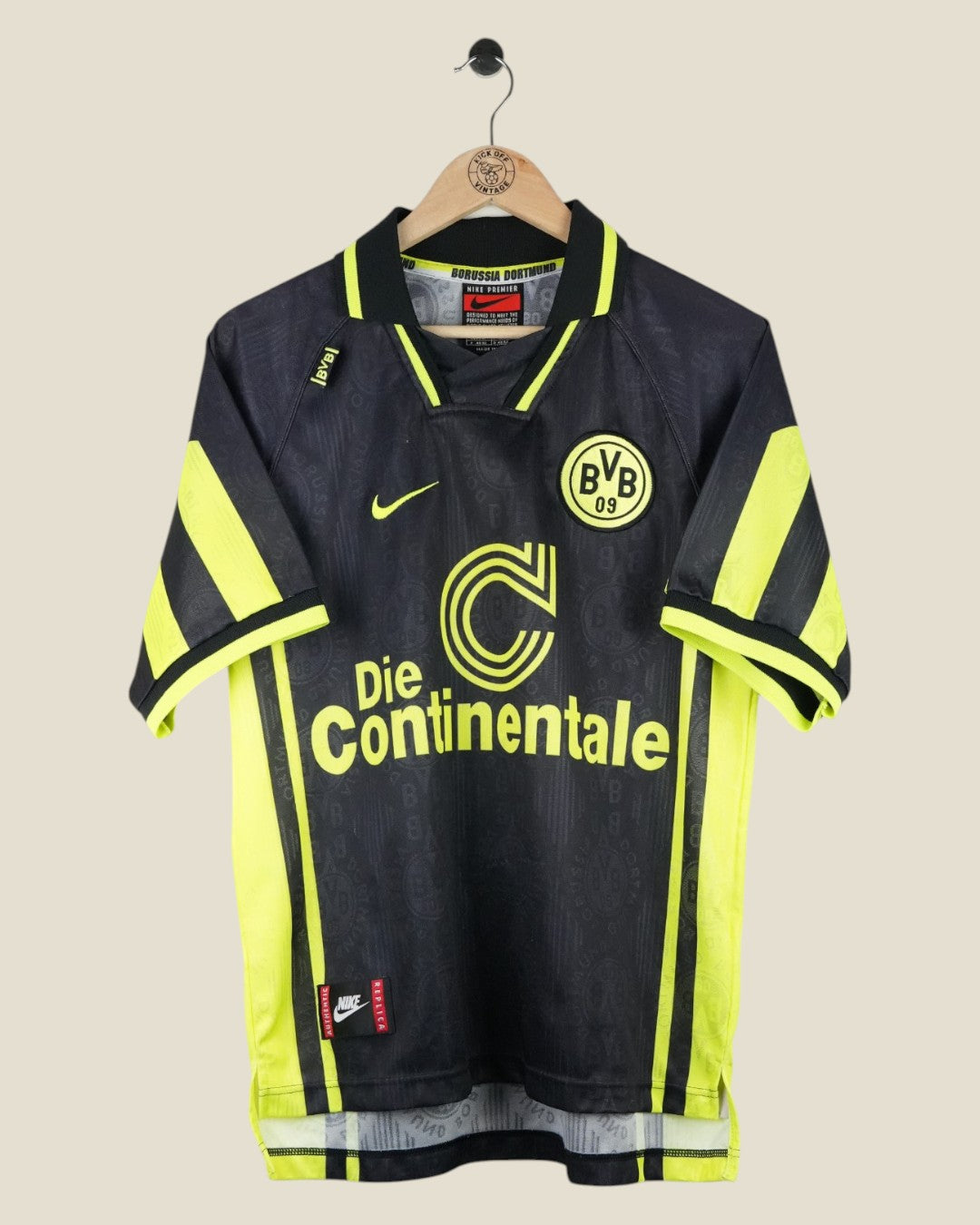 BORUSSIA DORTMUND 1996/97 AWAY SHIRT (M) NIKE