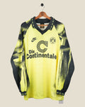 BORUSSIA DORTMUND 1992/93 HOME L/S SHIRT (XL) NIKE
