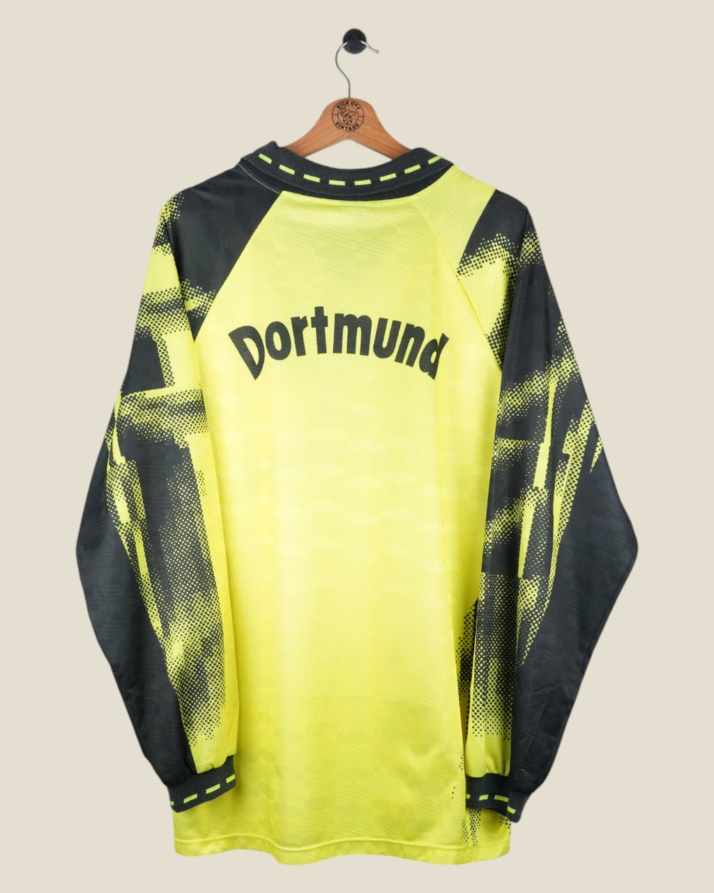 BORUSSIA DORTMUND 1992/93 HOME L/S SHIRT (XL) NIKE