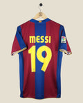 BARCELONA 2007/08 MESSI HOME SHIRT (M) NIKE