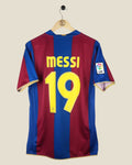 BARCELONA 2007/08 MESSI HOME SHIRT (M) NIKE