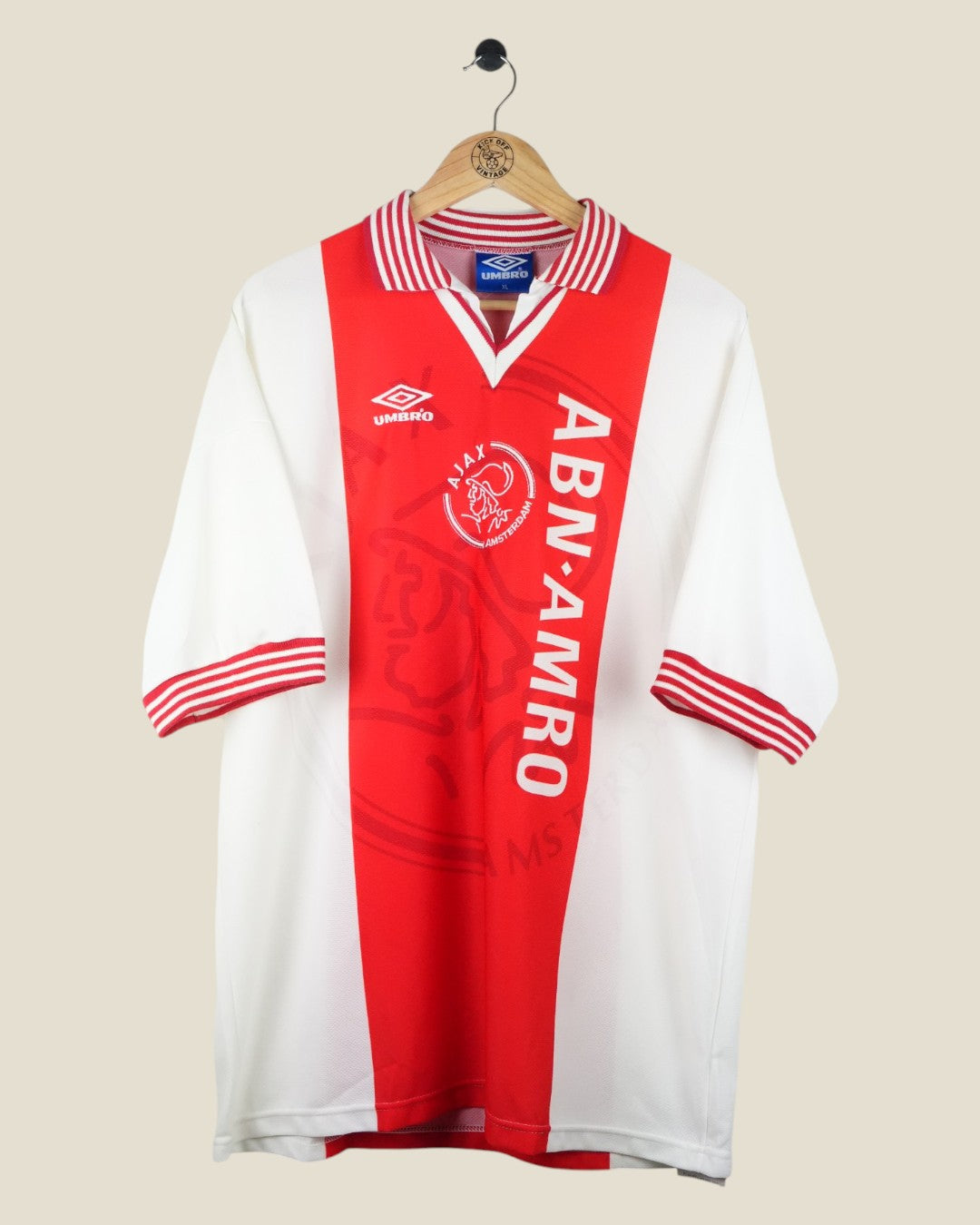 AJAX 1995/96 HOME SHIRT (XL) UMBRO