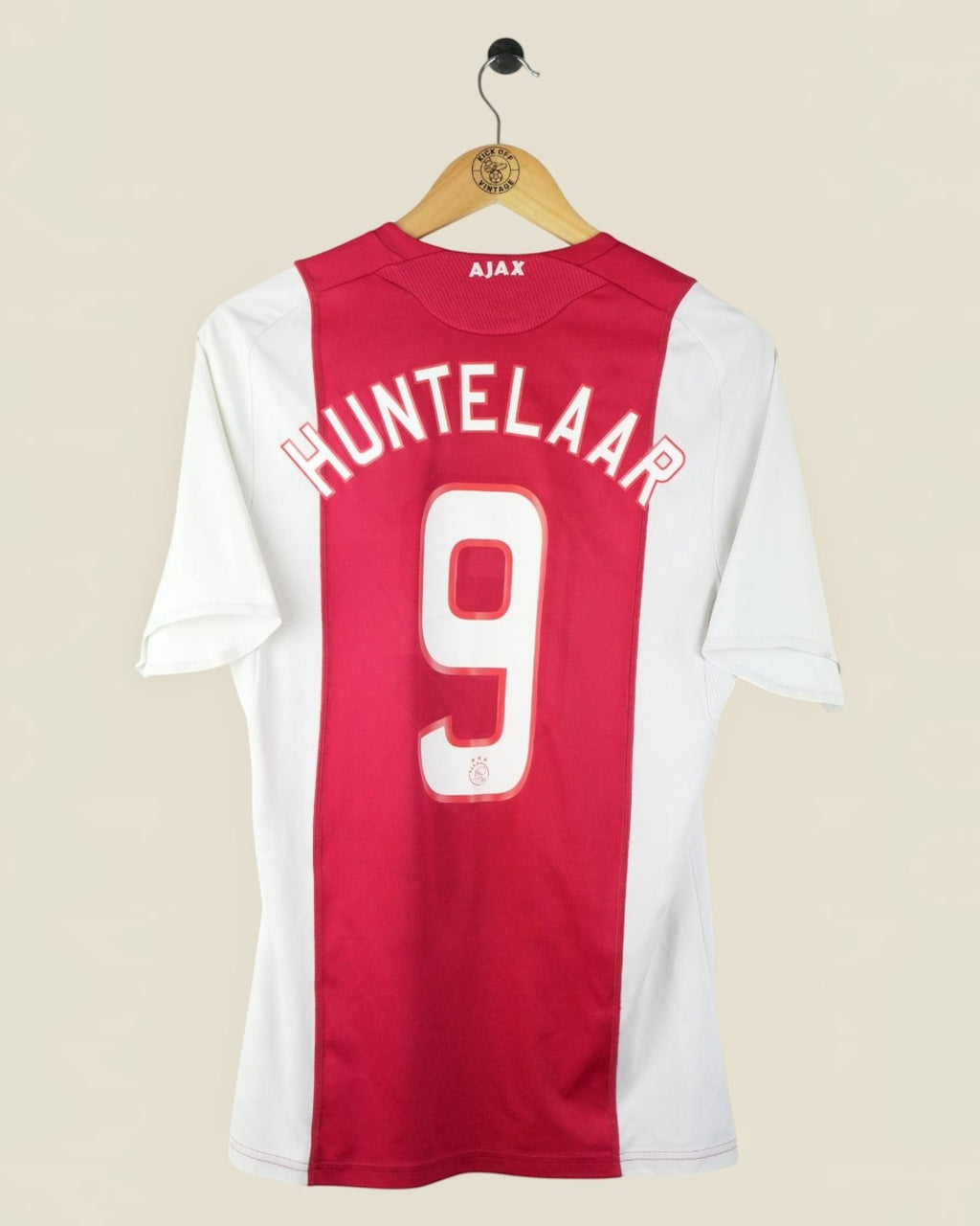 AJAX 2008/09 HUNTELAAR HOME SHIRT (S/M) ADIDAS