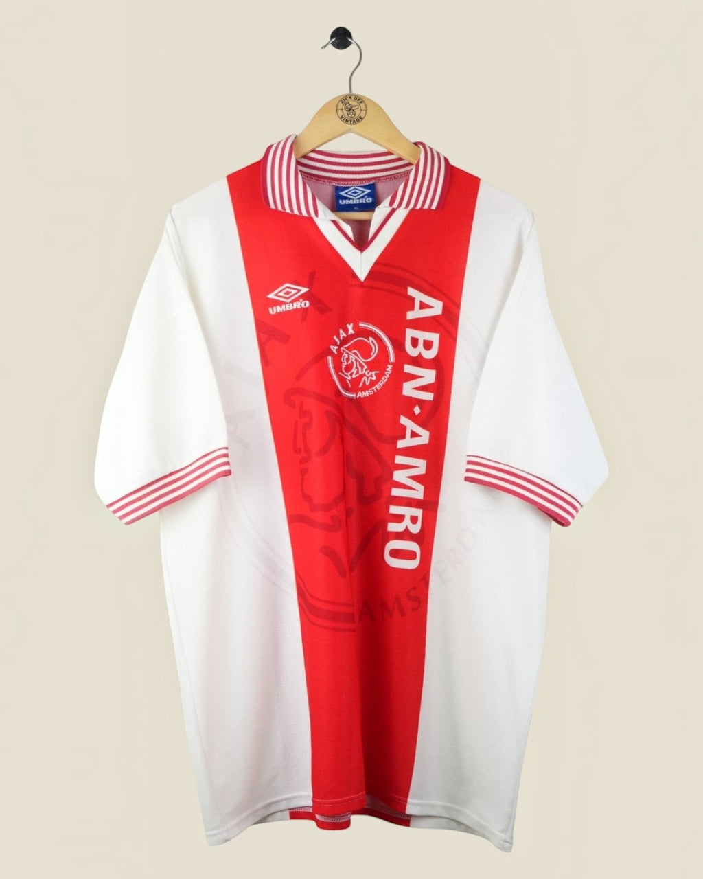 AJAX 1995/96 HOME SHIRT (XL) UMBRO