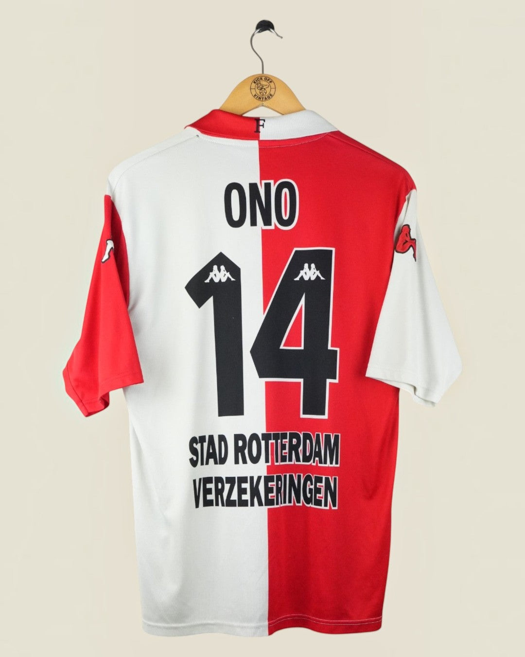 FEYENOORD 2001/02 ONO HOME SHIRT (M) KAPPA