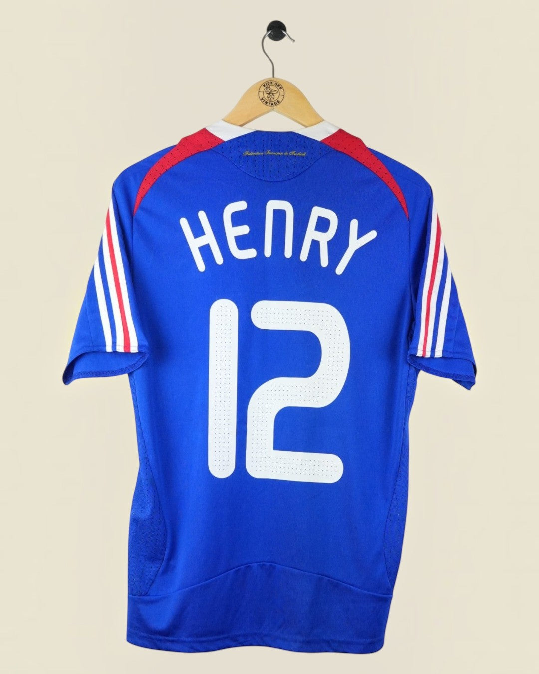 FRANCE 2008 HENRY HOME SHIRT (M) ADIDAS