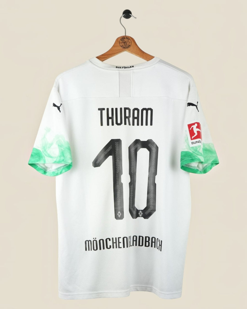 BORUSSIA MONCHENGLADBACH 2019/20 THURAM HOME SHIRT (M) PUMA