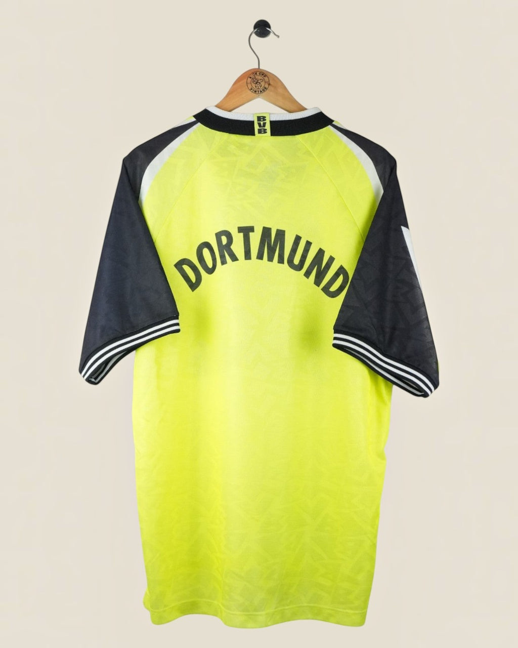 BORUSSIA DORTMUND 1995/96 HOME SHIRT (L) NIKE