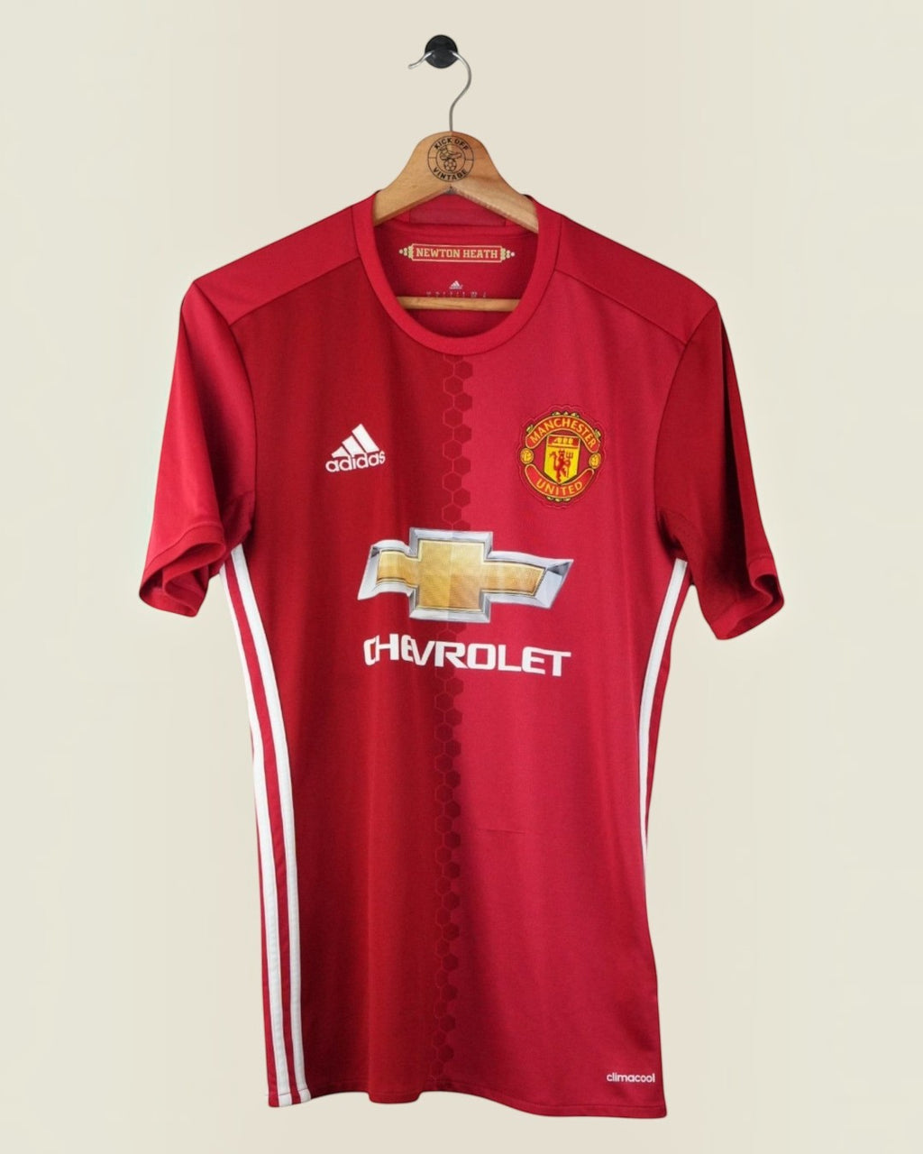 MANCHESTER UNITED 2016/17 IBRAHIMOVIC HOME SHIRT (S) ADIDAS