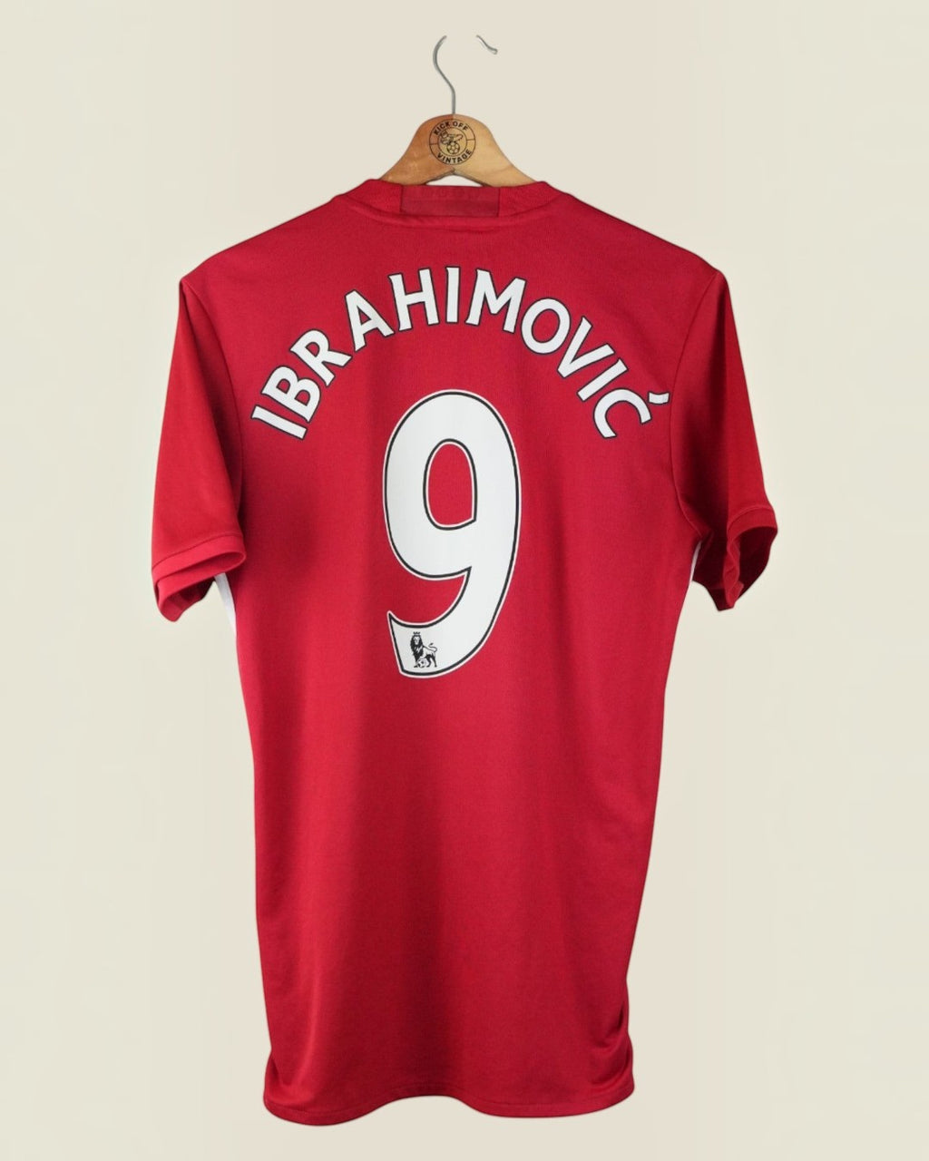 MANCHESTER UNITED 2016/17 IBRAHIMOVIC HOME SHIRT (S) ADIDAS