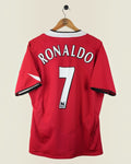 MANCHESTER UNITED 2004/05 RONALDO HOME SHIRT (L) NIKE