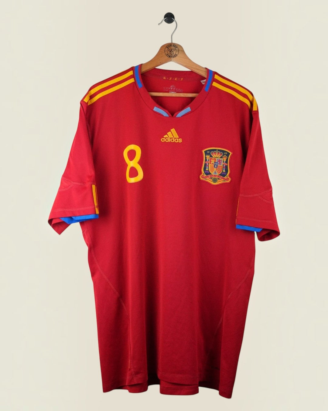 SPAIN 2010 XAVI HOME SHIRT (XXL) ADIDAS