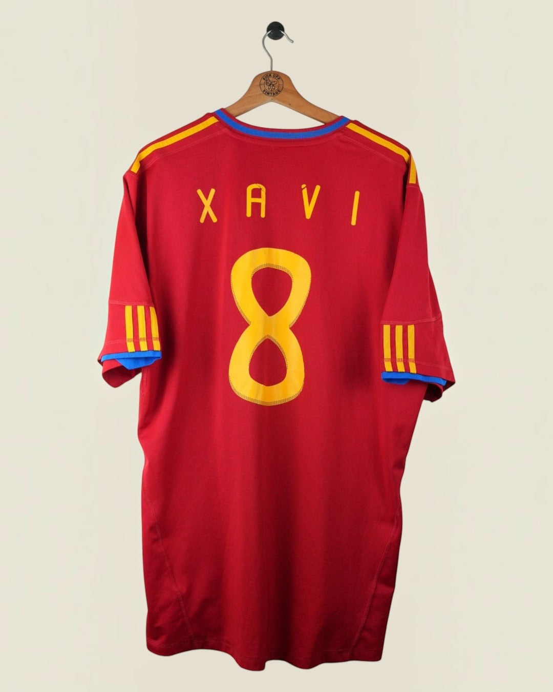 SPAIN 2010 XAVI HOME SHIRT (XXL) ADIDAS
