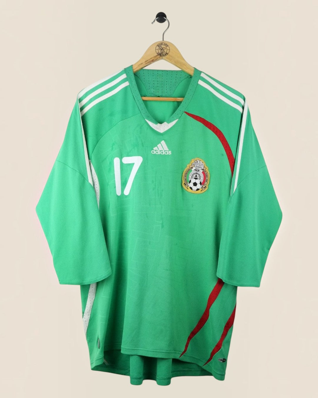 MEXICO 2008 DOS SANTOS HOME SHIRT (L/XL) ADIDAS